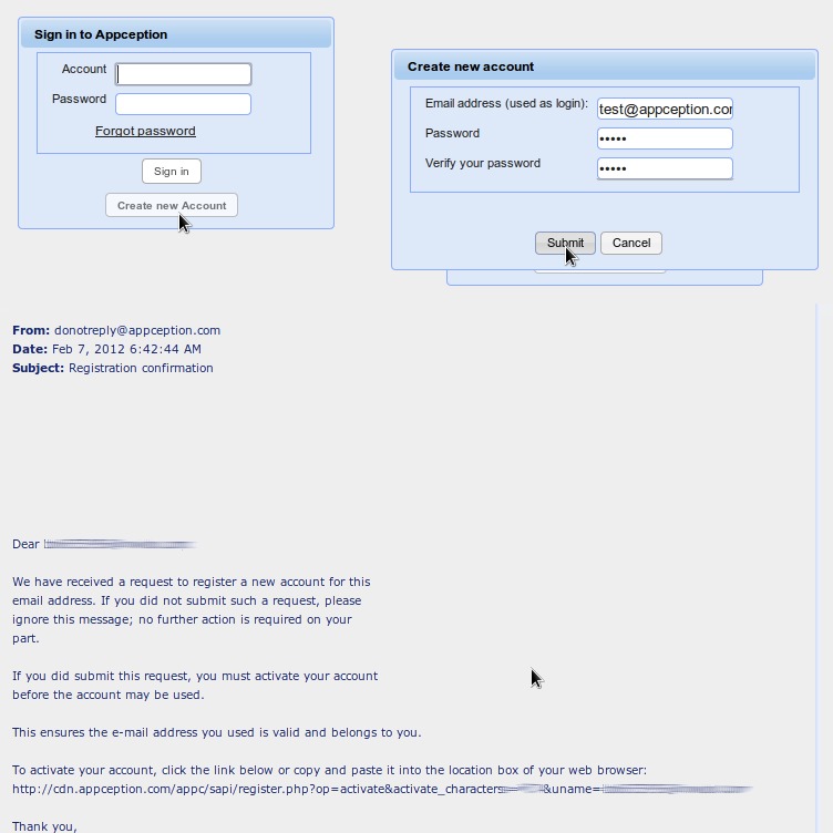 Account Registration and Activation