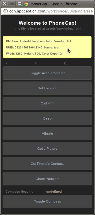 Previewing Your App