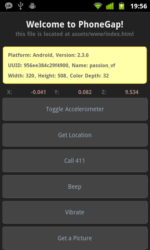 Running Your Application on a Device