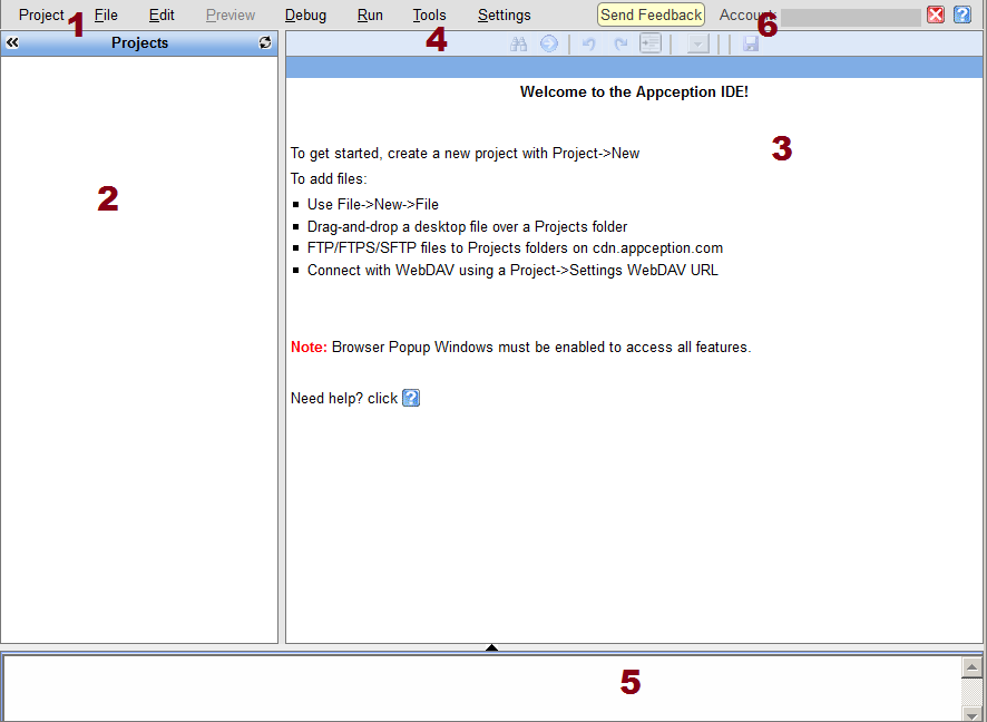Welcome to Appception IDE