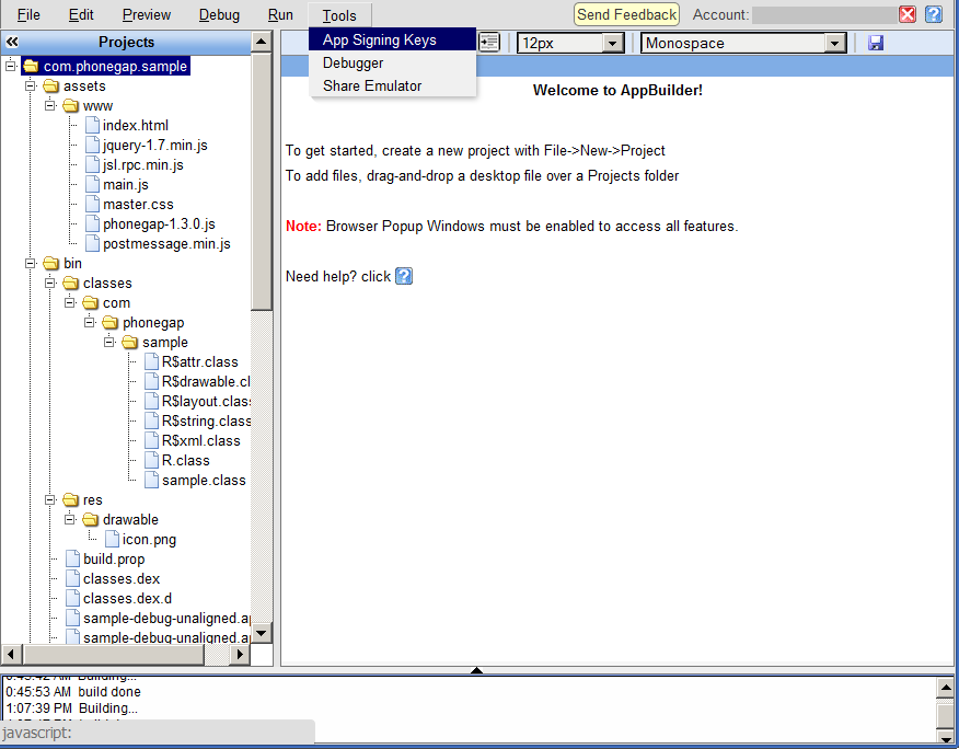 Create signing certificate