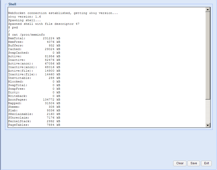 Appception IDE device terminal data