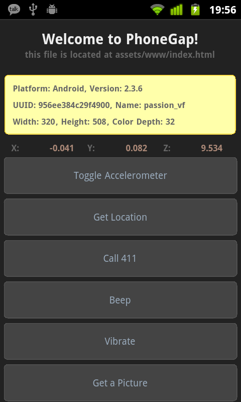 Running App on a Mobile Device